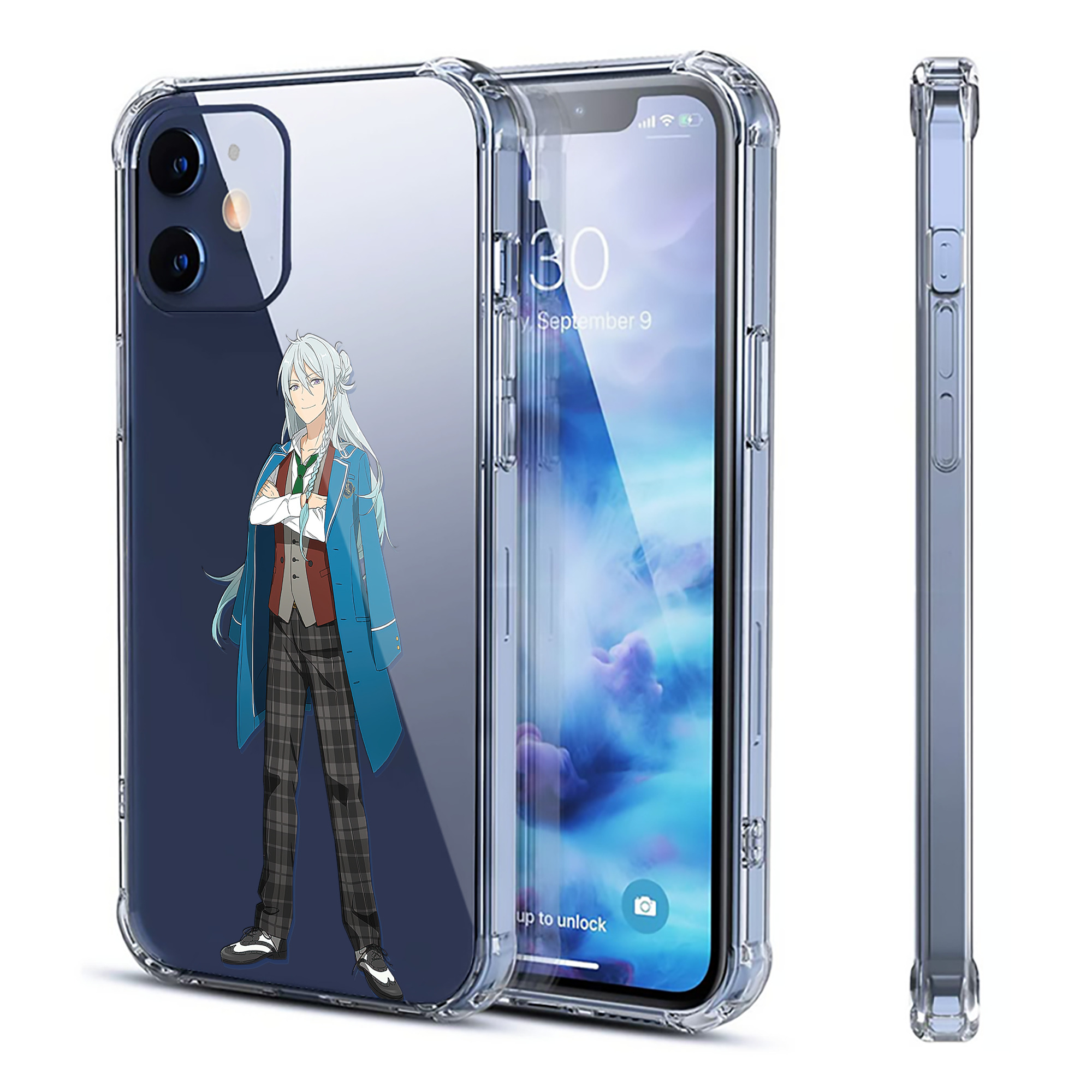 （画像用） あんさんぶるスターズ! Ensemble Stars 【iPhone 12シリーズ対応】透明スマホケース（クリアソフトケース）